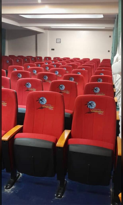 Auditorium chair case sharing—Contes Hotel Kenya