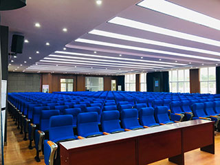 What kind of auditorium chairs can be called excellent?