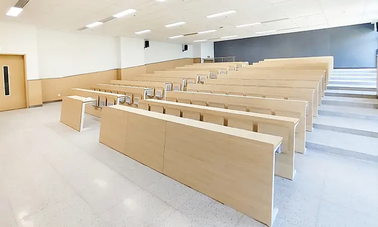 university fixed seating