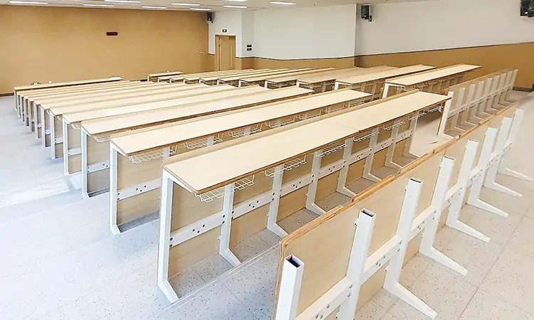 university fixed seating