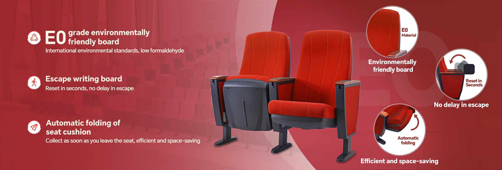 Auditorium Seating Manufacturer | Theater Seating Supplier | Seating System