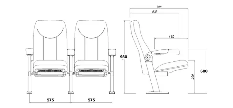 Cinema Chair | Movie Theater Chair