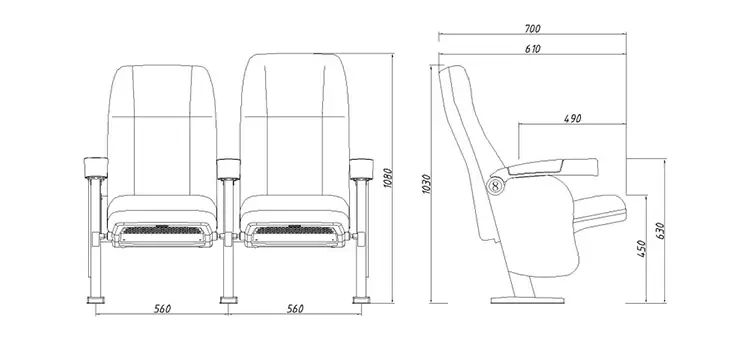 Cinema Chair | Theater Chair